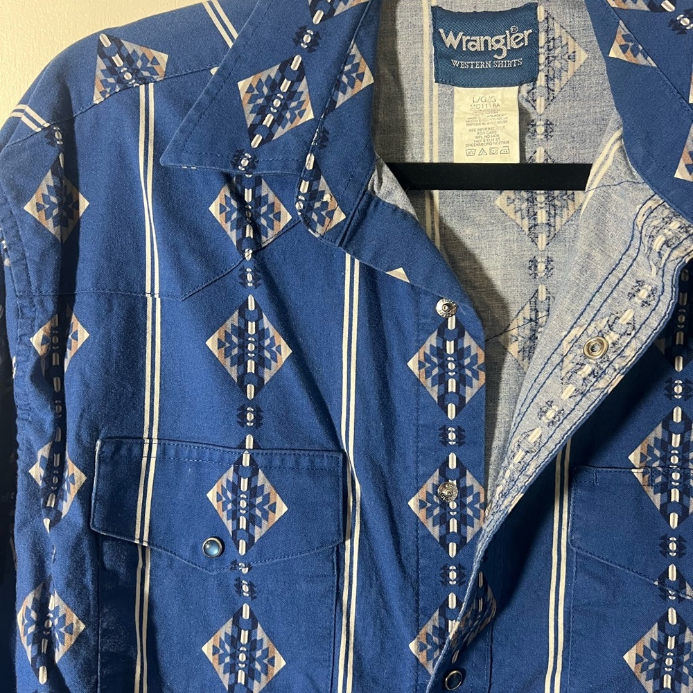 Vintage Wrangler Button Down